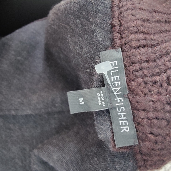 Eileen Fisher Brown Merino Wool Blazer - Picture 8 of 8